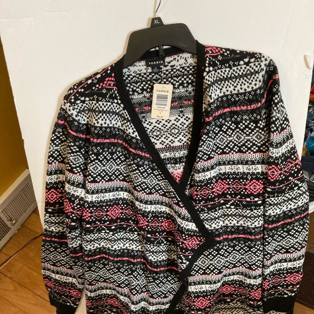 New Torrid size 0 open cardigan sweater